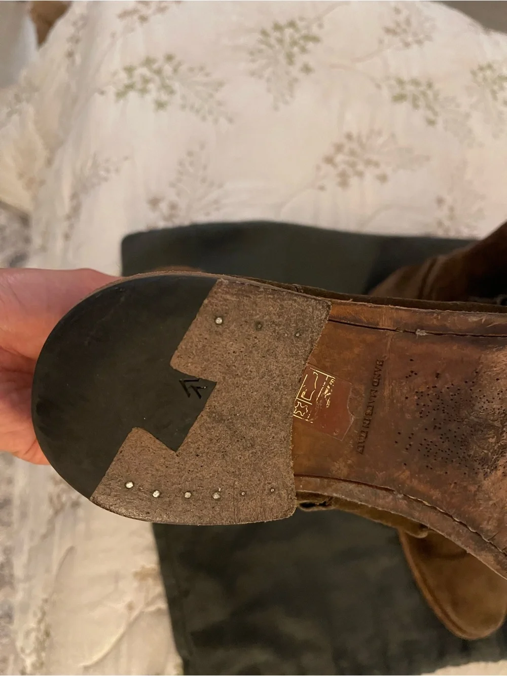 John Varvatos Brown Suede Chukka Boots